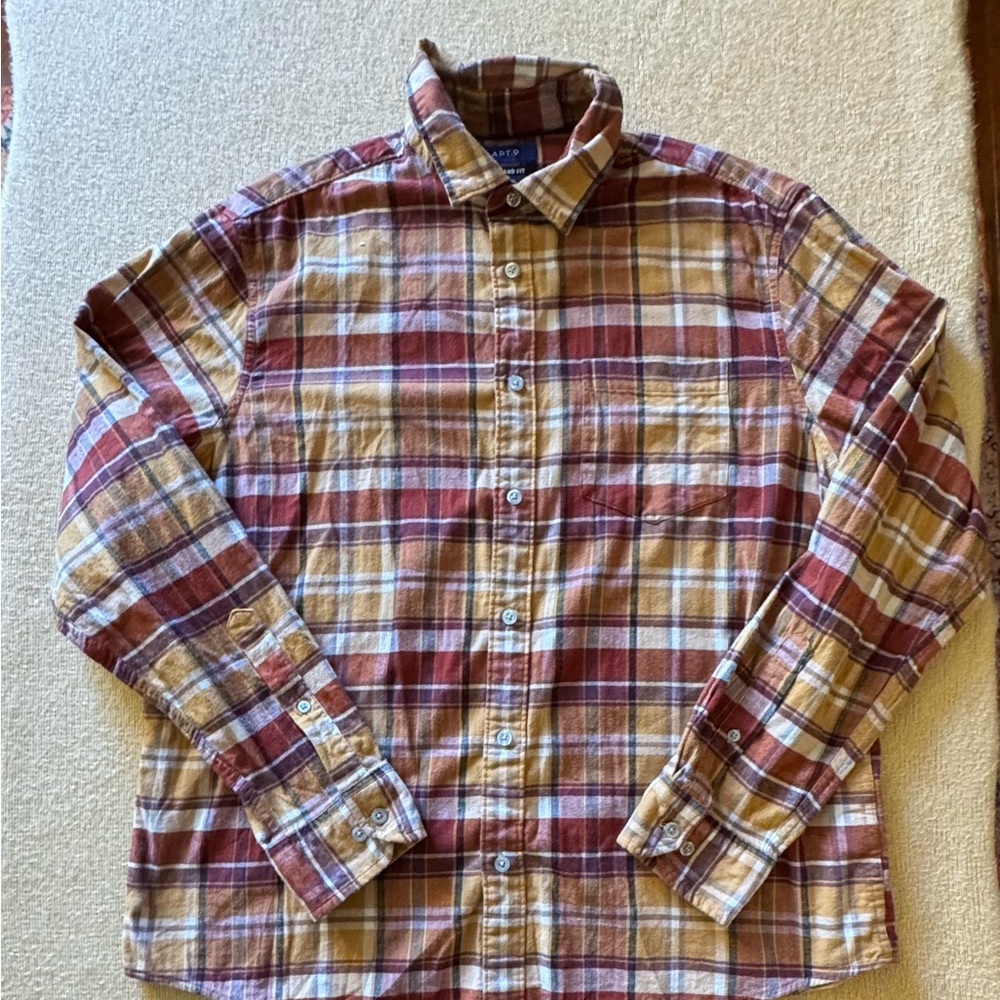 Apt. 9 Multicolor Plaid Button-Down Shirt